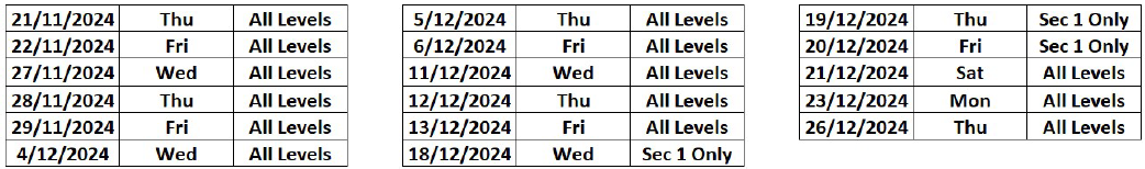 bookshop operating hours