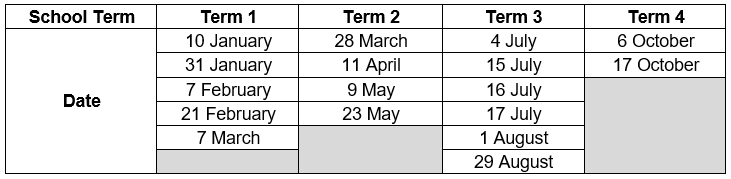 hblschedule